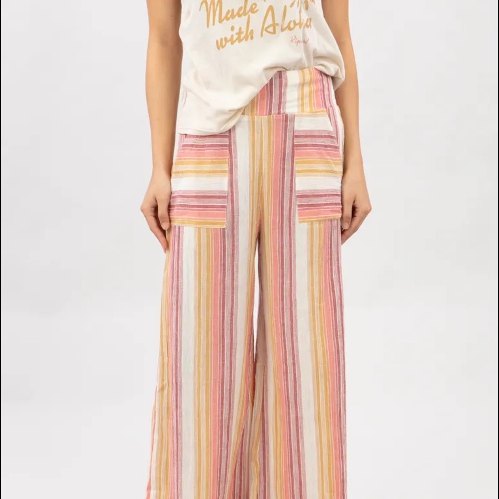🌴🌼RIP CURL- GOLDEN DAYS STRIPE PANTS🌼🌴 - Picture 10 of 15